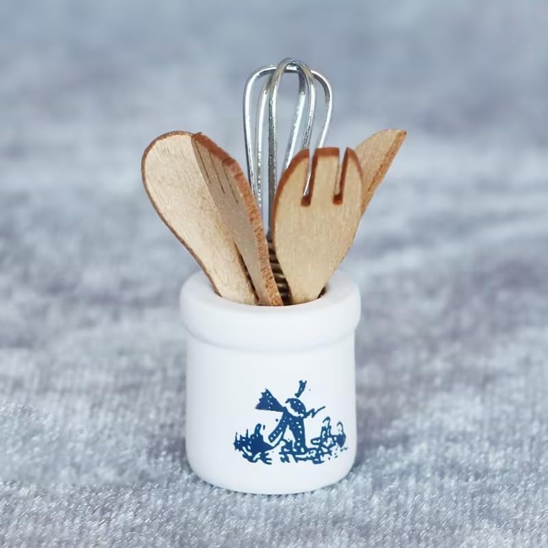 2Pcs 1/12 Miniature Kitchen Utensils Dollhouse Decoration Accessories, Décor, Decorations
