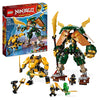 LEGO NINJAGO Lloyd and Arin’s Ninja Team Mechs Building Toy Set, Featuring 2 Battle Mechs and 5 Minifigures, Gift for Imaginative Boys and Girls Ages