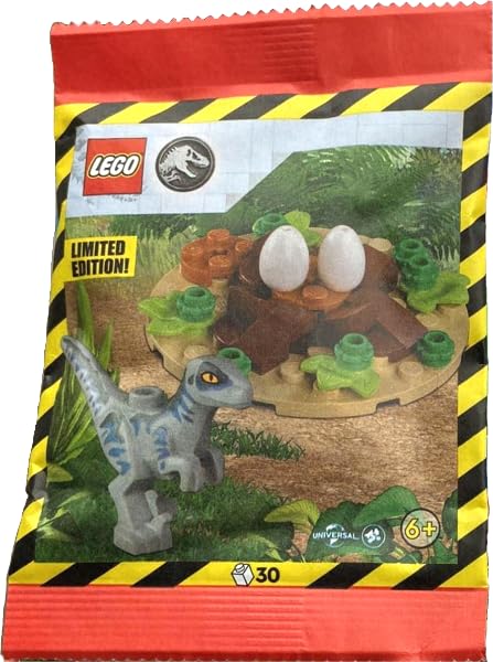 LEGO Jurassic World: Baby Green Raptor with Nest