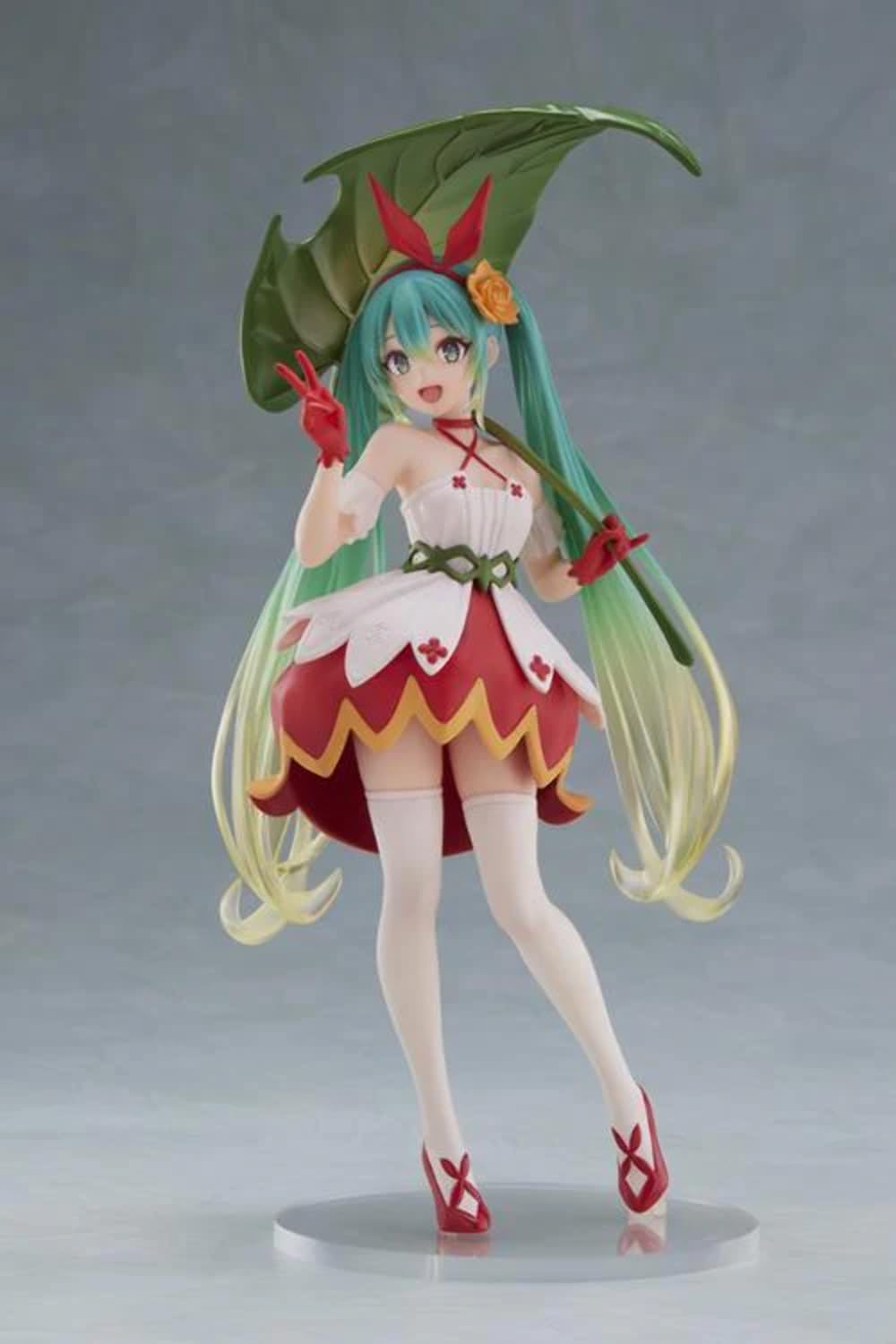 Taito Prize Hatsune Miku Wonderland PVC Hatsune Miku Thumbelina Statue 18cm
