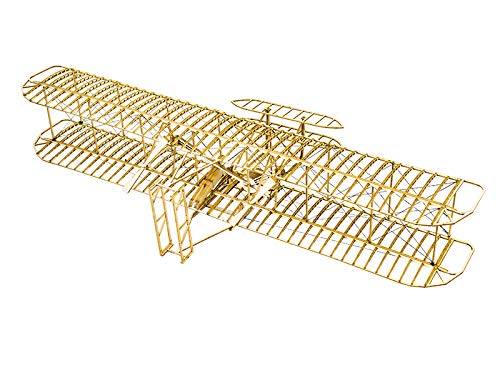 Dancing Wings Hobby 3D Wood Jigsaw Puzzle Wood DIY Kit- Wright Brothers Flyer Christmas Gift (VC02)