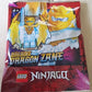 LEGO Ninjago Crystalized Golden Dragon Combo Set: Cole Jay Zane and Kai Minifigures with Weapons, Blue