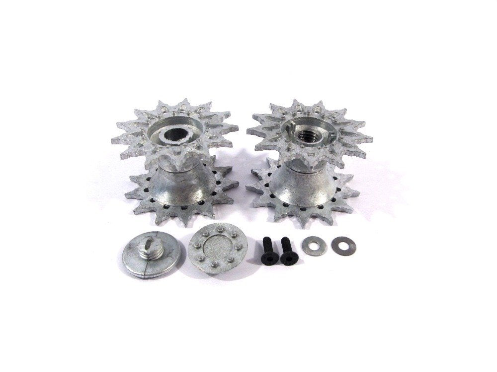 MATO 1:16 1/16 T49 Metal Tracks with duckbills Idler Wheels with Bearings Driving Wheels for Heng Long 3898-1 Sherman Tank
