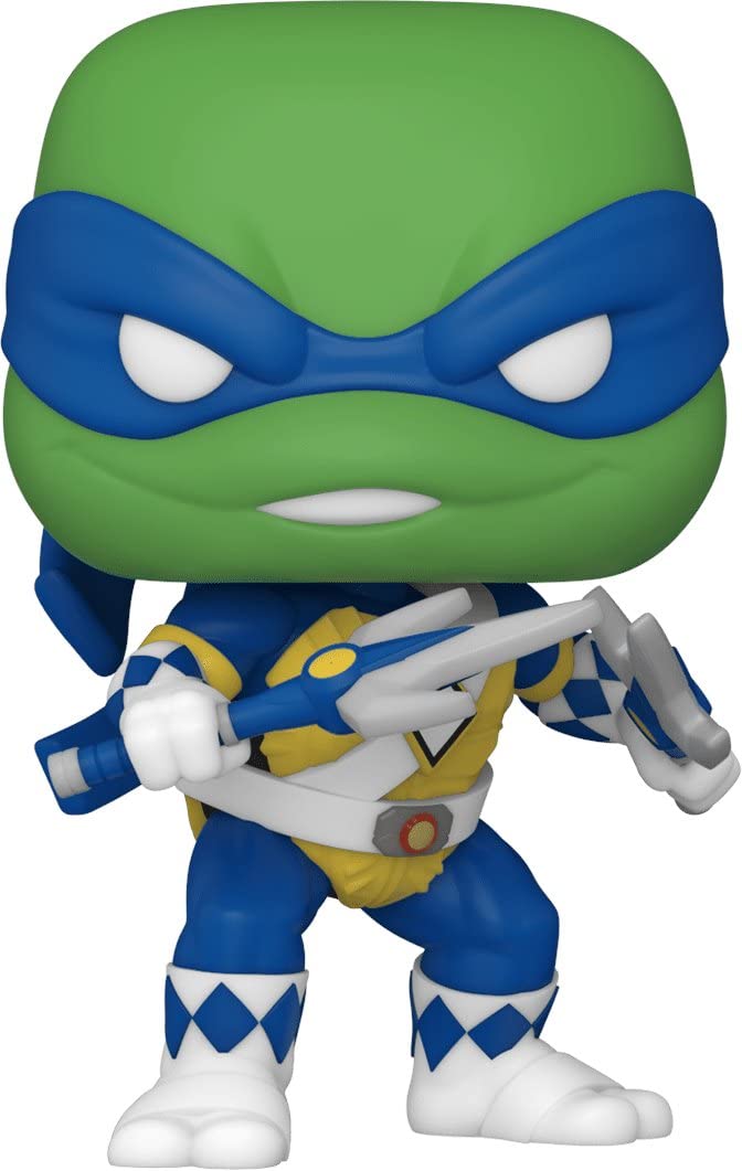 Funko Pop! Comics: Mighty Morphin Power Rangers/Teenage Mutant Ninja Turtles - Leonardo - #104 Convention Exclusive
