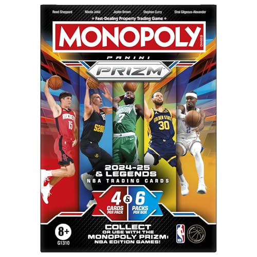 Monopoly Prizm 2024-25 NBA Panini Trading Cards - Sealed Blaster Booster Box