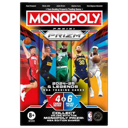 Monopoly Prizm 2024-25 NBA Panini Trading Cards - Sealed Blaster Booster Box