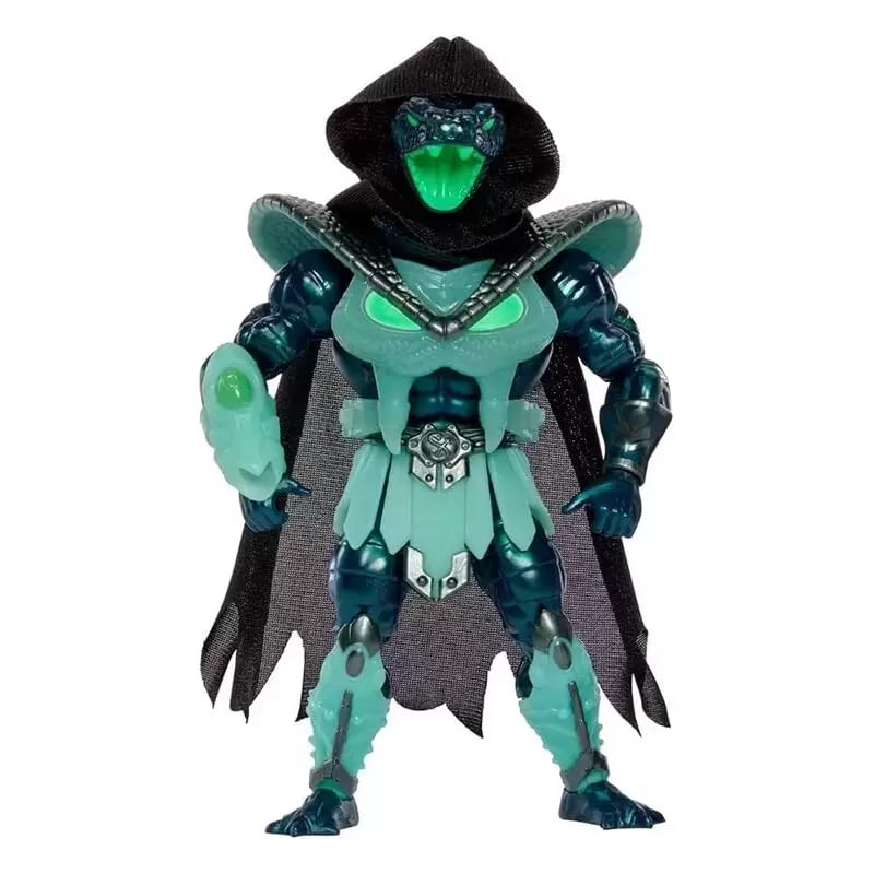 Masters of The Universe Motu Origins Necro-Conda Deluxe Snake Men Soldier Glows in The Dark