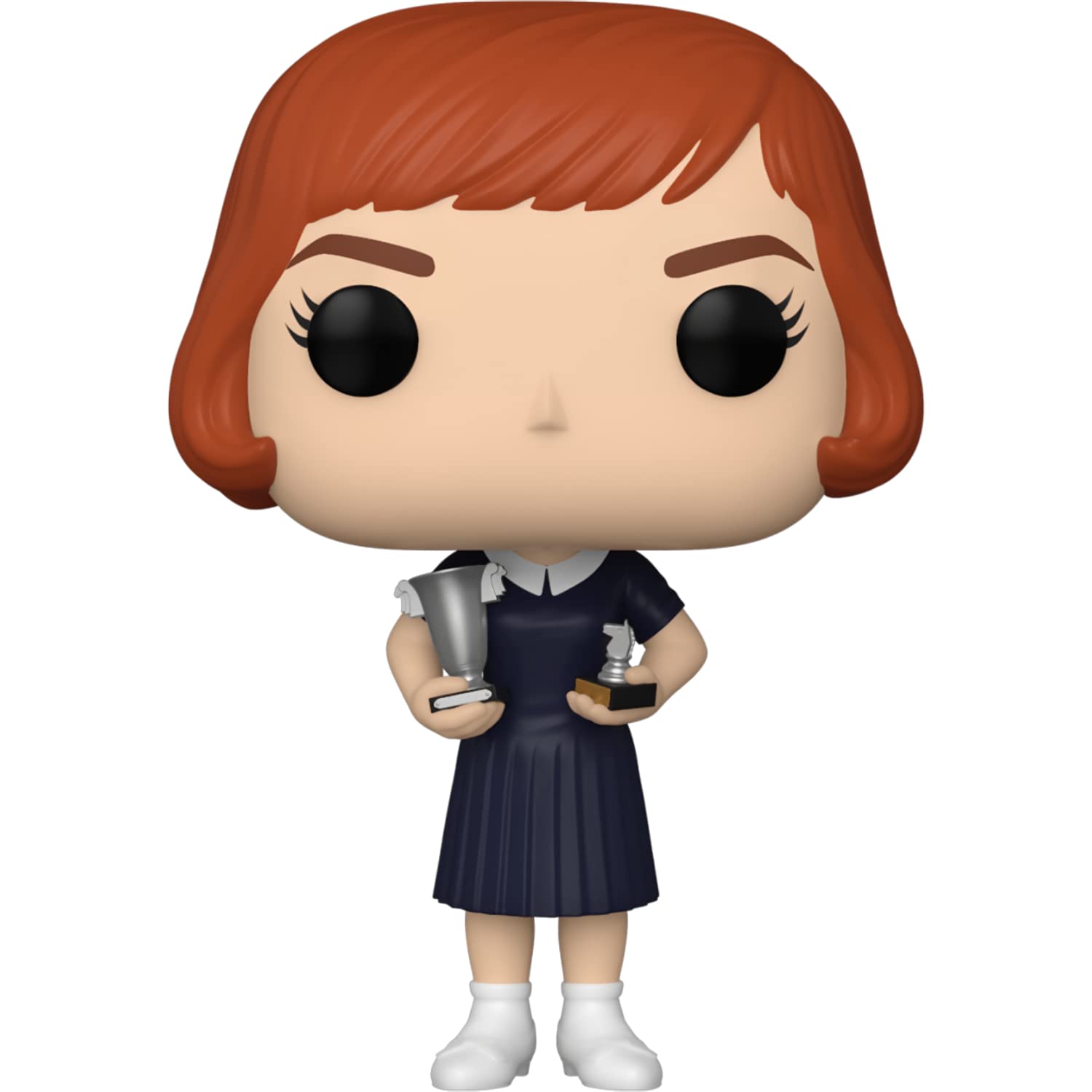 Beth Harmon with Trophies: Fun ko P o p ! TV Vinyl Figurine Bundle with 1 Compatible 'ToysDiva' Graphic Protector (1121-57690 - B)