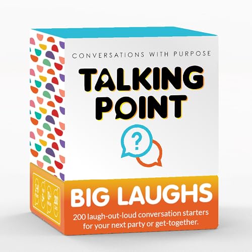 Funny Conversation Cards for Adults and Families - 200 Hilarious Questions and Conversation Starters - Group Game for Family Reunions, Parties & Game
