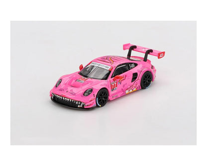 MINI GT 911 GT3 R #77 AO Racing 2024 IM SA Road America Limited Edition 1/64 Diecast Model Car MGT01052