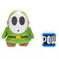 Super Mario 4 inch Green Shy Guy Action Figure with POW Block