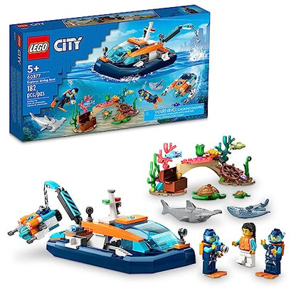 LEGO 60377 City Sea Explorer Boat Set
