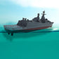 Kvvdi 8 Sets 3D-Puzzle Model Battleship Aircraft Carrier Toy Submarine, Plastic Model Warships Ship Kits, Navy for Collection