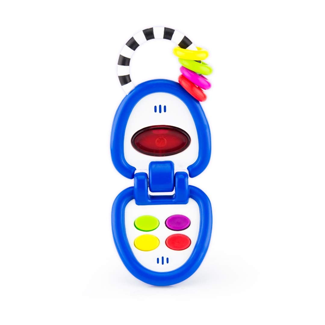 Sassy Phone of My Own Activity Toy | Electronic Developmental Toy Promotes Pretend Play | Lights and Sounds | for Ages 6 Months and Up, Blue, 1.2 x