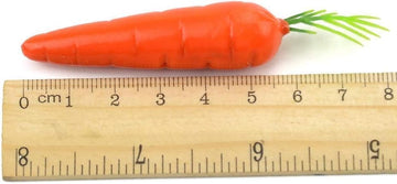 10Pcs Miniature Carrot Models, Artificial Vegetables for Mini Kitchen Decoration, Party Supplies