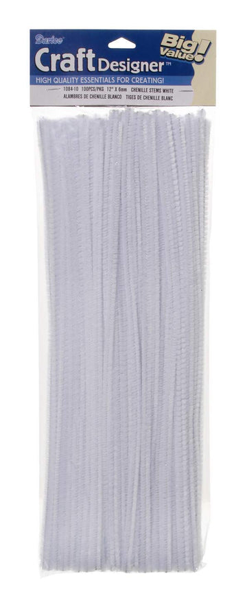 White Chenille Stem