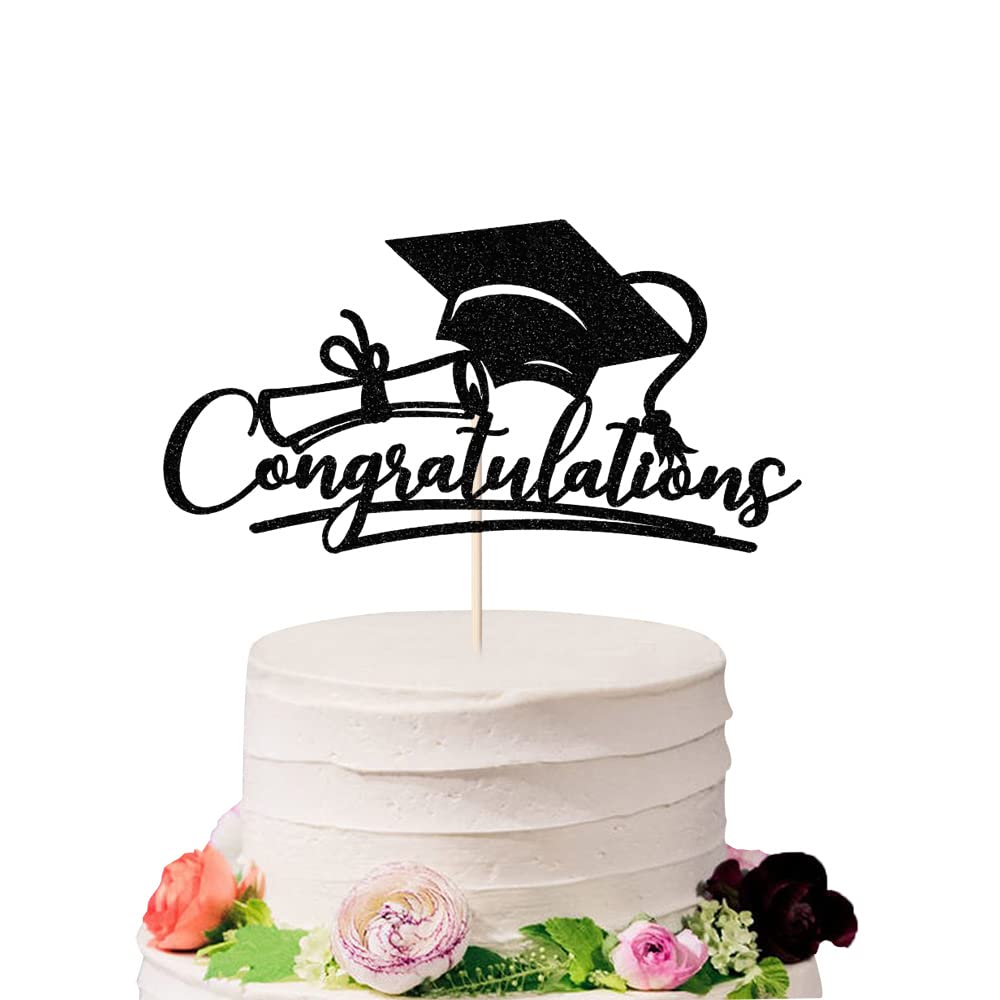 Sodasos Congratulations 2026 Graduation Cake Topper,Congrats Grad Decor