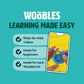The Woobles Pinky Crochet Kit for Beginners - Officially Licensed PAC-MAN Ghost Amigurumi Kit, As Seen on Shark Tank, 4-in Plush, Ages 12+