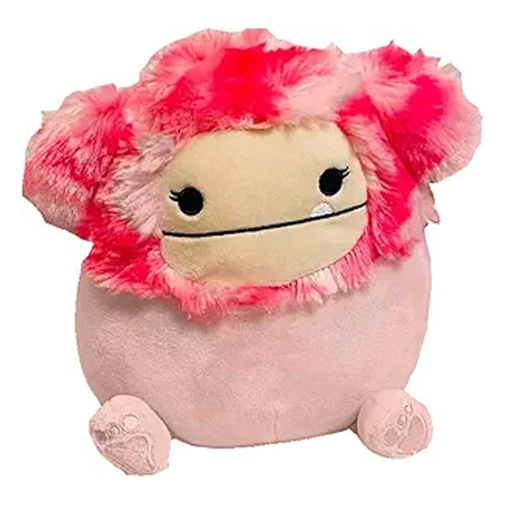 Squishmallows Official Kellytoy Caparinne 7 Inch Pink Bigfoot (Caparinne)