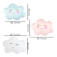 6PCS Cloud Balloons Foil Mylar Cloud Balloons for Birthday Party Decorations Supplies