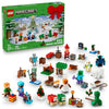 LEGO Minecraft Advent Calendar 2025 Building Toy - Kids Holiday Countdown Set for Boys & Girls, Ages 7+ - 24 Buildable Surprises & 8 Minifigures