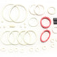 Game Room Guys Data East Laser War Pinball White Rubber Ring Kit