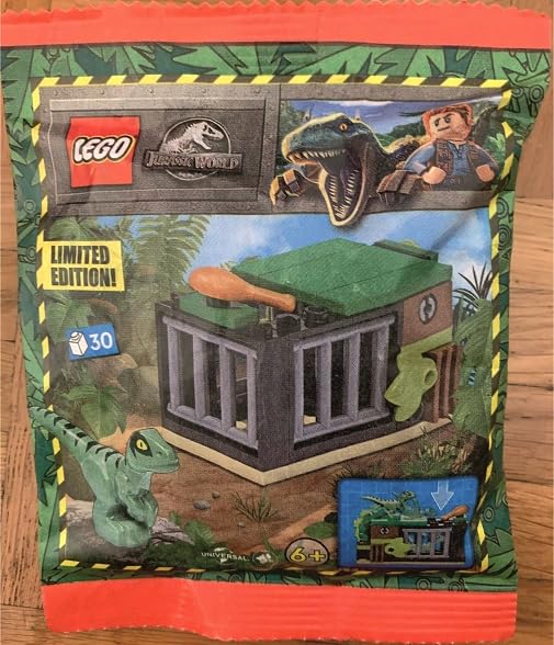 LEGO Jurassic World: Dino Trap 2 with Baby Raptor Minifigure and Bait