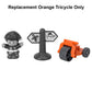 Replacement Part for Fisher-Price Little People Winter Holiday Christmas Playset - HJW18 ~ Replacement Orange Tricycle