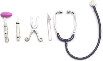 Dollhouse Miniature Medical Set,5 Piece Stethoscope Care Tools, Hospital Accessories for House Decoration, Dollhouse Dolls Miniature Garden Kit
