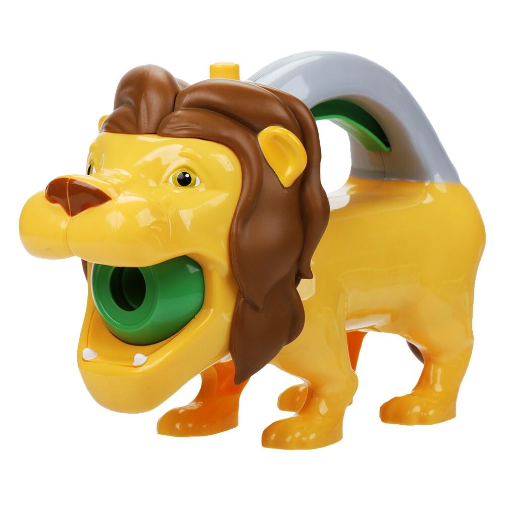 Kid Galaxy Flashlight & Projector - Lion Theme Toy, 2-in-1 Kids Flashlight with 3 Image Discs & 24 Color Pictures, Safari Animal Projection Toy