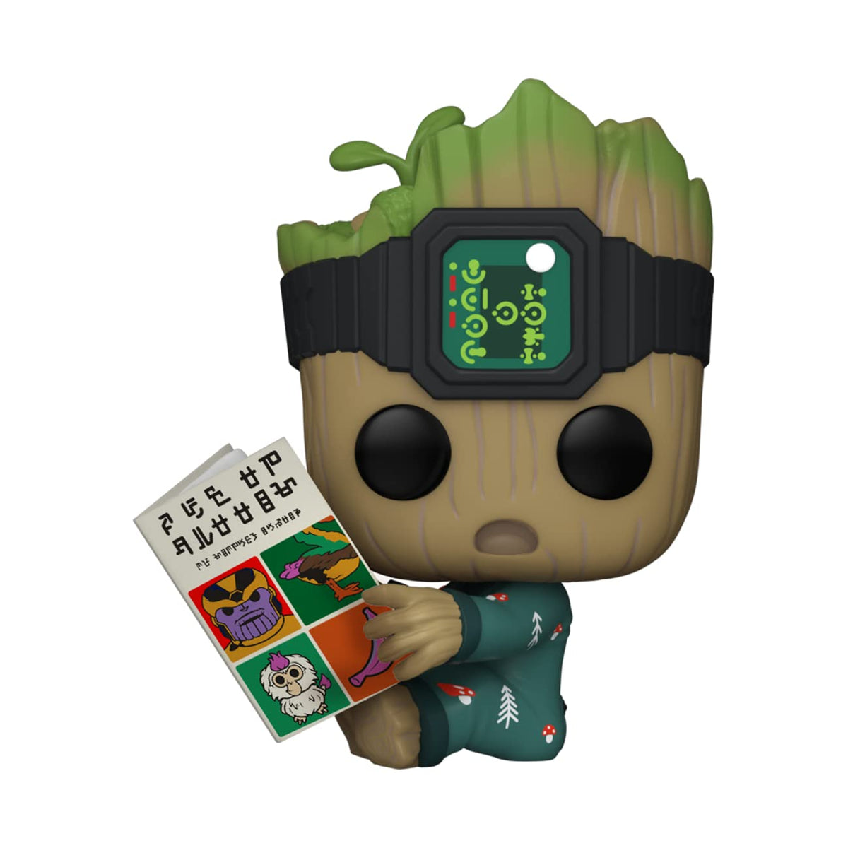 Funko POP! Marvel: Guardians of the Galaxy - Groot PJs with Book - Groot Shorts - Collectable Vinyl Figure - Gift Idea - Official Merchandise -