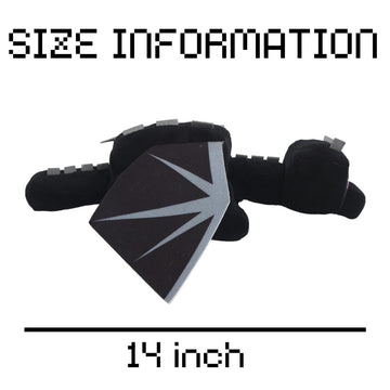 Pixel-Style Plushies Game Basic Stuffed Animal Mineworld Character Soft Toy, Video Game-Inspired Collectible Plushies