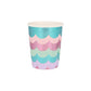 Meri Meri Party Cups with Fringe (Pack of 8), Cute Disposable Cups, Sized for Kids & Adults, Ideal for Hot or Cold Party Drinks, 9oz Capacity, Paper
