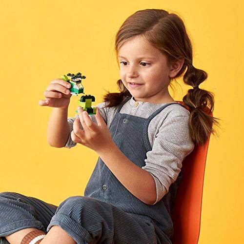 LEGO Classic Creative Green Bricks 11007 Starter Set Building Kit with Bricks and Pieces to Inspire Imaginative Play (60 Pieces)