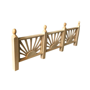 SXFSE Dollhouse Decoration Accessories, Miniature Fence Handrail 1:12 Mini Dollhouse Fence Cute House Mini Fence