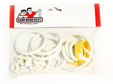 Game Room Guys Bally Black Pyramid Pinball White Rubber Ring Kit