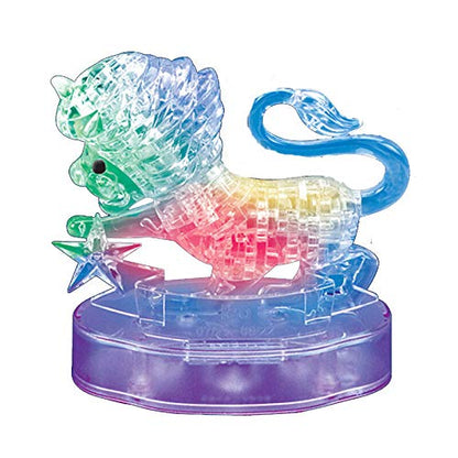 Graces Dawn® Crystal Twelve Constellations Deluxe 3D Puzzle Colorful Crystal Decoration (Leo)