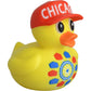 Chicago Ferris Wheel Duck / Yellow, Blue, & Red Hard Plastic Figure