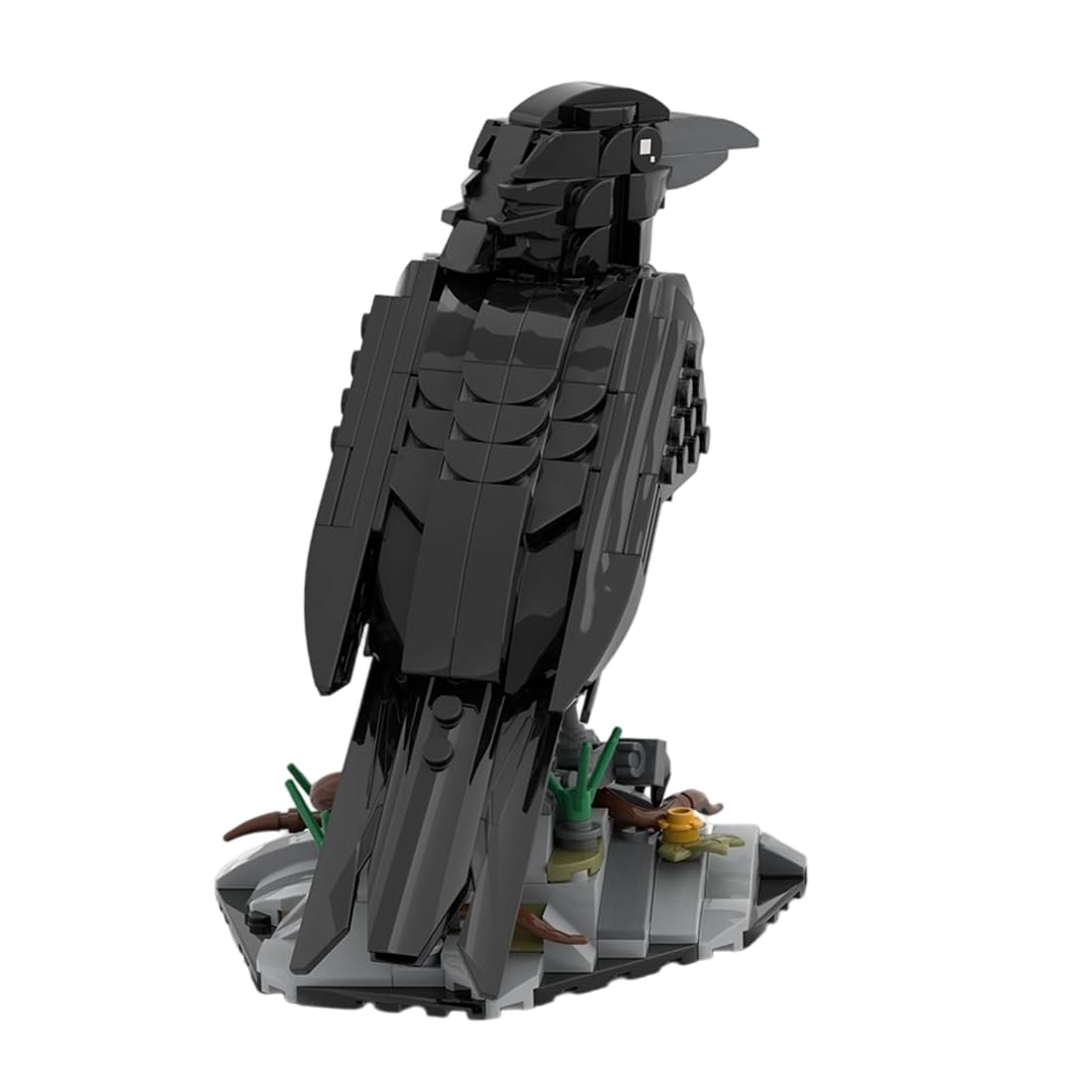 iREOGAME Raven Bird Building Blocks Model for 16+, 357-Piece Bird Building Set for Adults to Build, MOC-217187 Raven Designed by SKABRAM