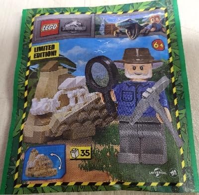 LEGO Jurassic World: Alan Grant Minfiigure with Dinosaur Bones Dig