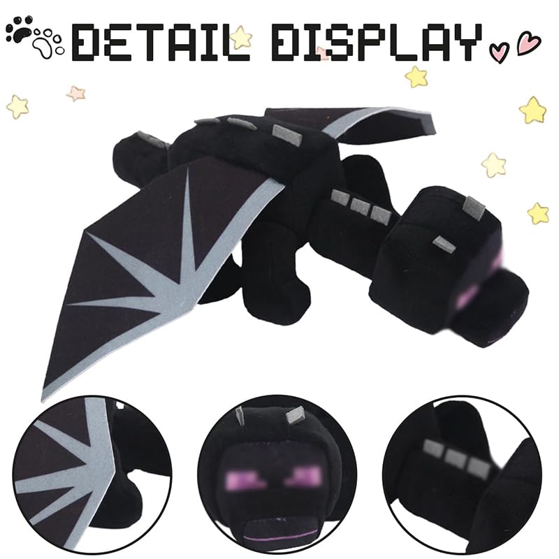 Pixel-Style Plushies Game Basic Stuffed Animal Mineworld Character Soft Toy, Video Game-Inspired Collectible Plushies