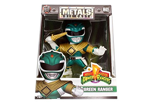 Jada Toys Metals Power Rangers 4" Classic Figure - Green Ranger (M405) Toy Figure