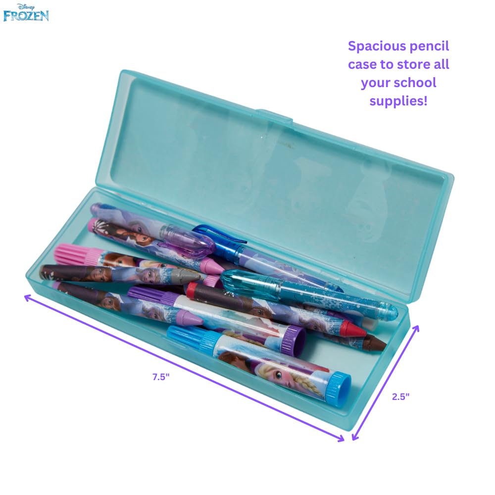 Innovative Designs Disney Frozen Creativity Fun Kids Art Set for Coloring, Painting, and Crafts