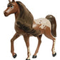 Mattel Spirit Untamed Herd Horse (Approx. 8-in), Moving Head, Chestnut Pinto with Long Black Mane & Playful Stance, Great Gift for Horse Fans Ages 3