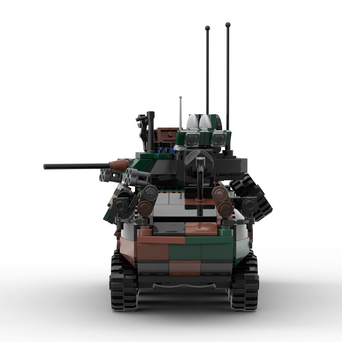 YounggDiy LAV-25 Infantry Fighting Vehicle Model Building Blocks Set, MOC-126469Army Construction Model Toy for Adult, Display and Collectible Toys