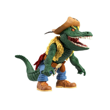 Super7 ULTIMATES! Teenage Mutant Ninja Turtles Leatherhead - 7" TMNT Action Figure with Accessories Classic Cartoon Collectibles and Retro Toys