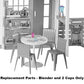 Replacement Parts for Barbie Malibu House Playset - FXG57 ~ Replacement Blender and 2 Cups