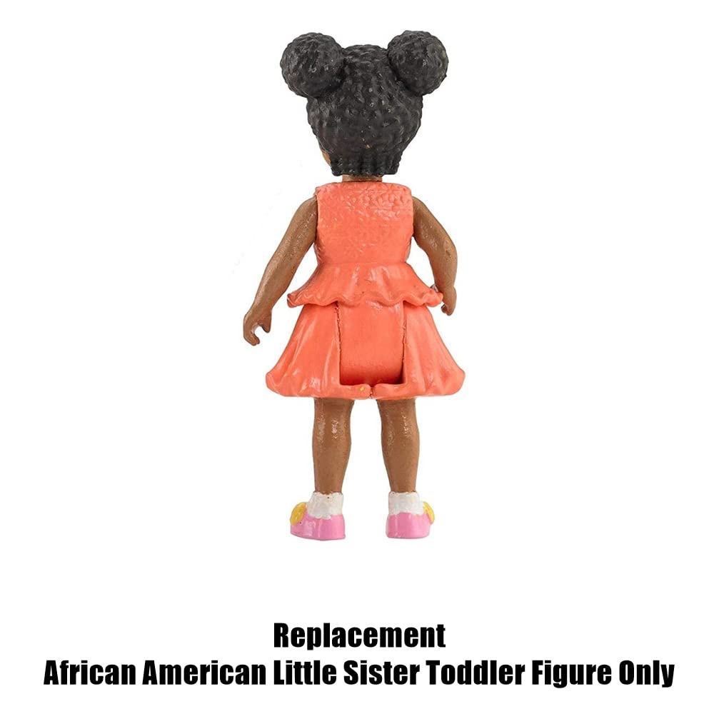 Mattel Replacement Figure for Loving Family Dollhouse - BML25 ~ African American Little Sister Toddler Figure