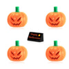 LEGO Halloween Minifigure Accessory - Pumpkin with Green Stem Jack O' Lantern ?? (4 Pack) With Halloween Display