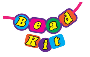 World's Smallest You Create Bead Kit. Miniature Creative Art Kit. Comes with a 5 Compartment Container, Assorted Style Beads, Clasps and Cord,